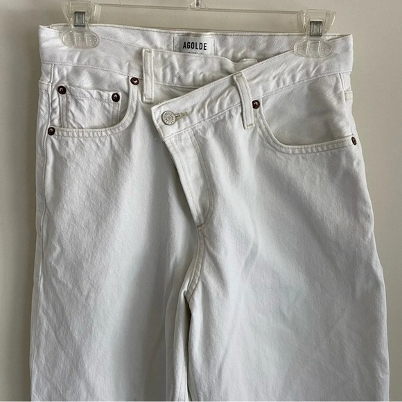 AGOLDE Criss Cross Wide Leg Jeans - Picture 9 of 14